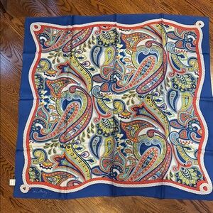 Colorful Vera Bradley Paisley Silk Scarf